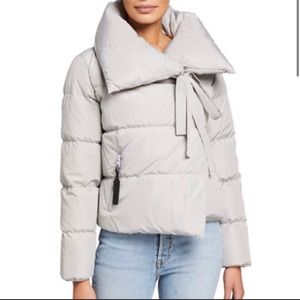 Bacon- Double Collar Short Puffer Jacket M